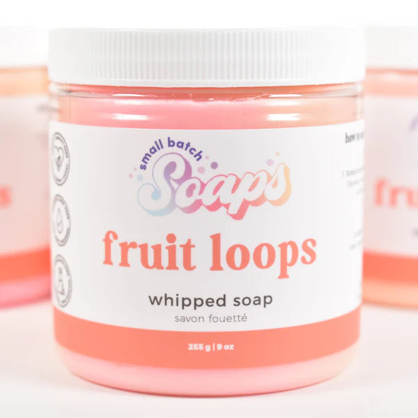 Small Batch Soaps-Fruit Loop Whipped Soap