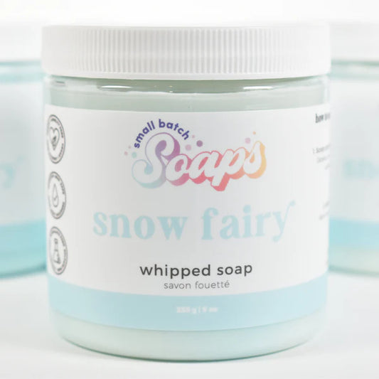 Small Batch Soaps- Snow Fairy Whipped Soap