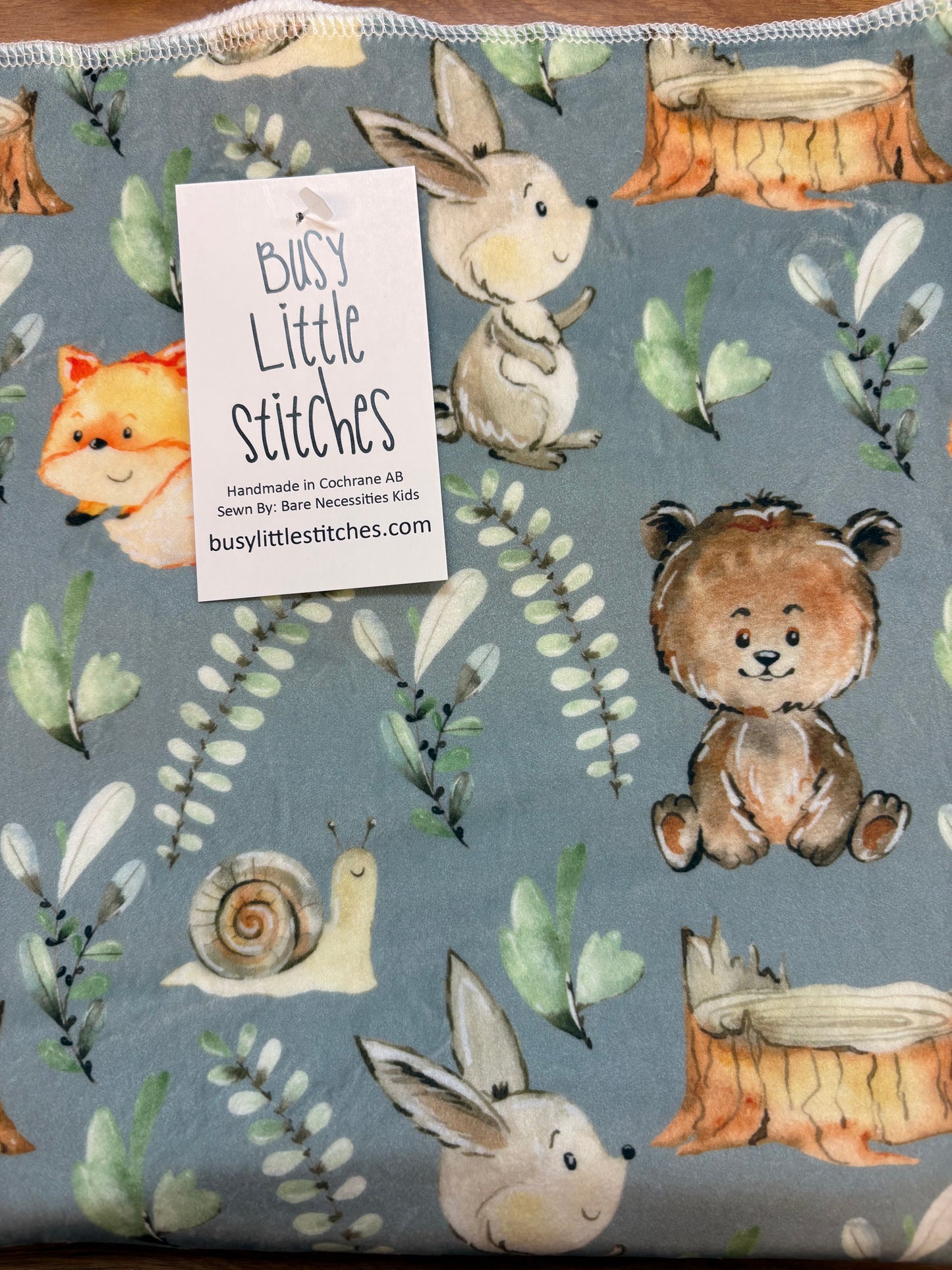 Busy Little Stitches- Fern Friends Toddler Blanket