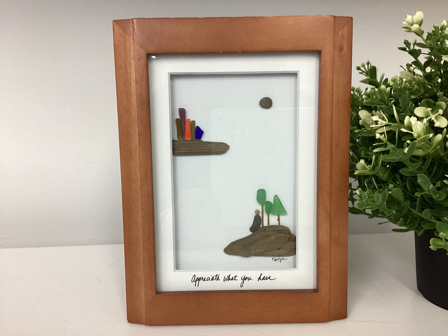 The Whispering Pebble- Framed Art