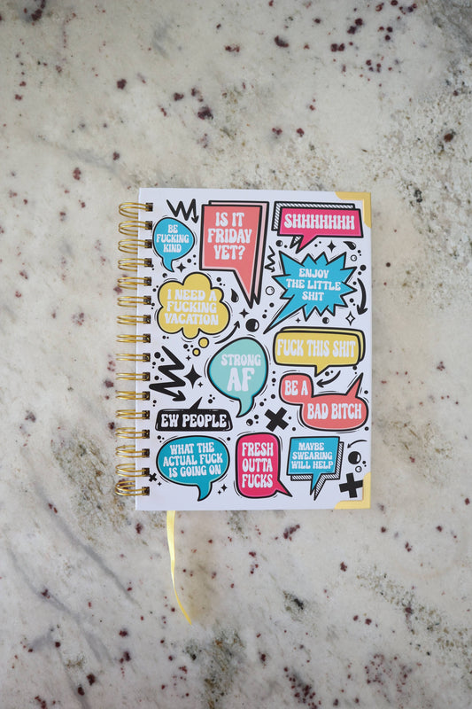 DIYxe - Funny Affirmation Planner | Undated Planner | Sweary Planner