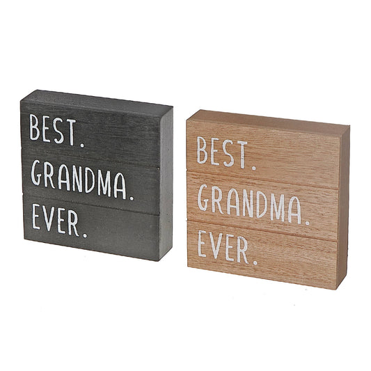 Simply Gifted - Best Grandma Ever Asstd