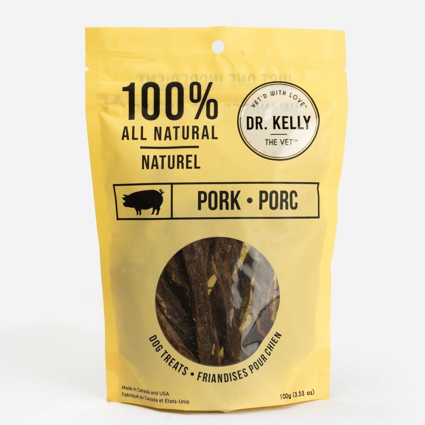 Silver Paw - Dr. Kelly The Vet 100% Natural Dog Treats - Pork: 100g / 3.53 oz
