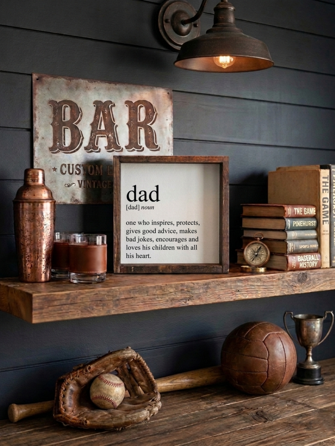 Williamraedesigns - Dad Definition Framed Print
