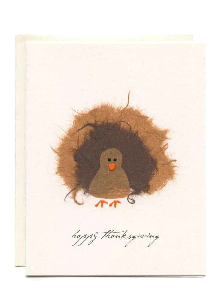 FLAUNT HANDMADE CORRESPONDENCES - "Happy Thanksgiving" Turkey