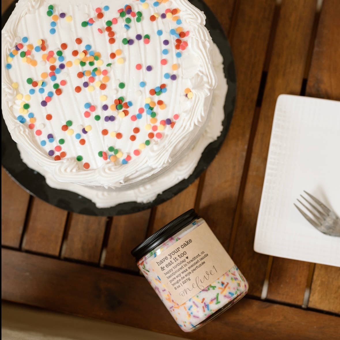 onefive1 - Have your cake & eat it too soy candle BIRTHDAY GIFT IDEA