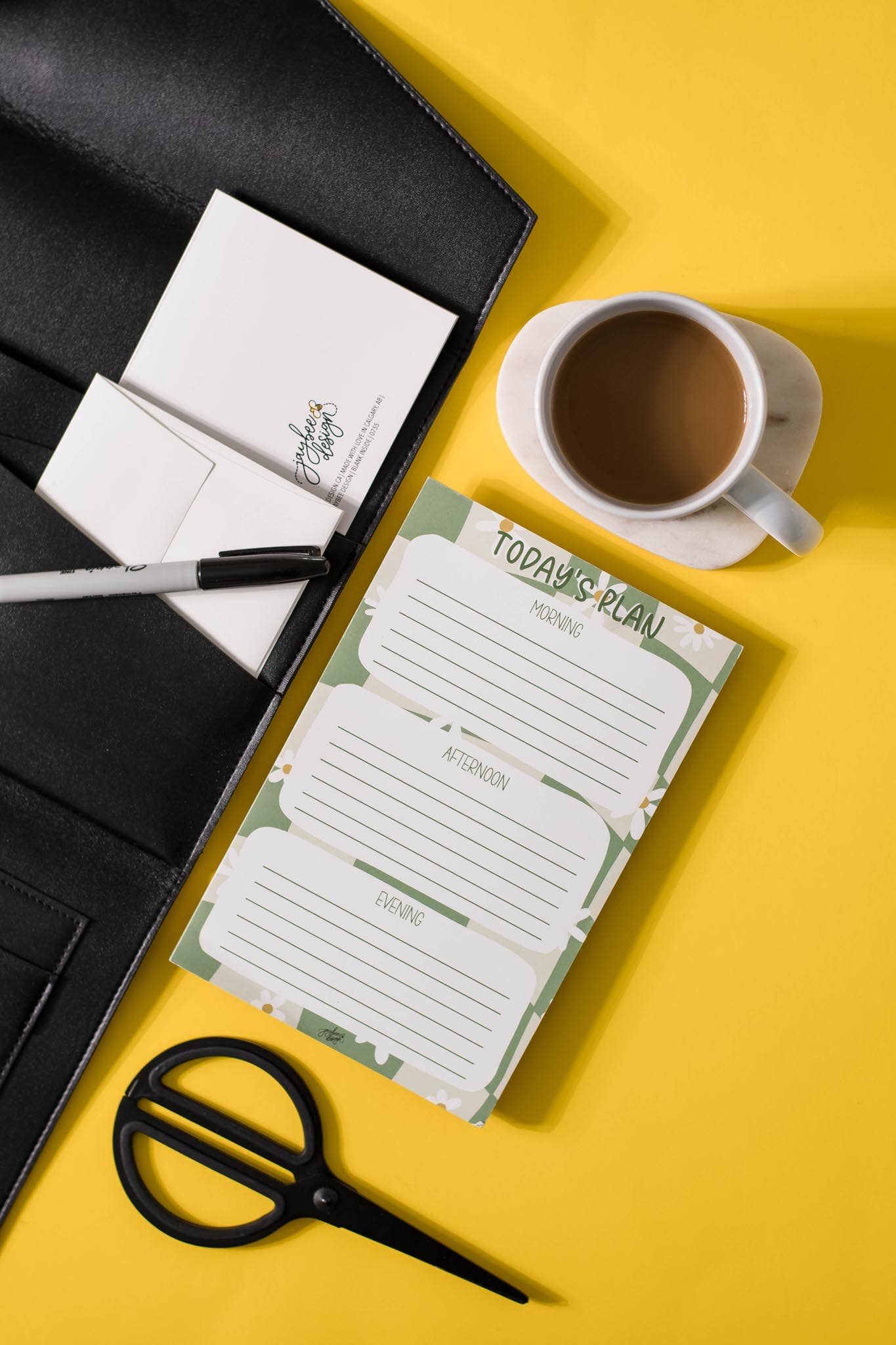 Jaybee Design - Retro Today's Plan Daily Planner - 25 pg Notepad