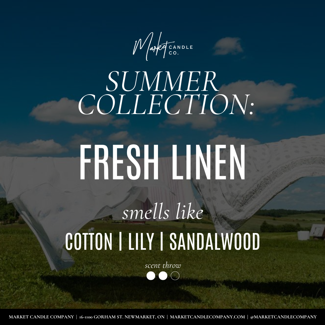 Market Candle Company - FRESH LINEN DIFFUSER REEDS