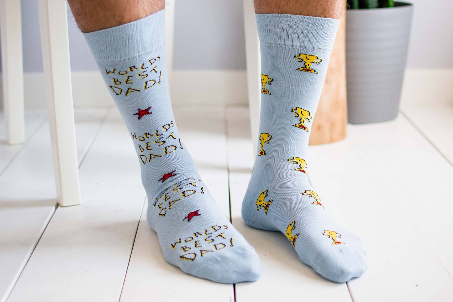 Friday Sock Co. - Men's Worlds Best Dad Socks: Men's 7 - 12