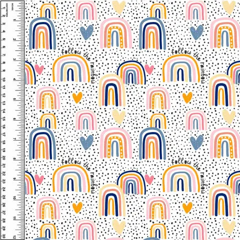 Busy Little Stitches - Follow The Rainbow Toddler Blanket