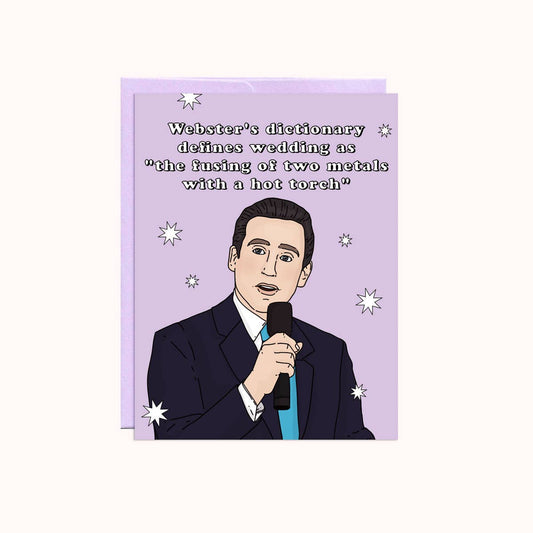 Party Mountain Paper co. - Michael Scott | Wedding Card