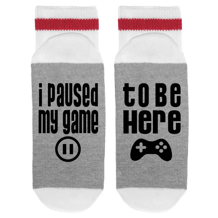 Sock Dirty to Me - MENS - I Paused My Game To Be Here