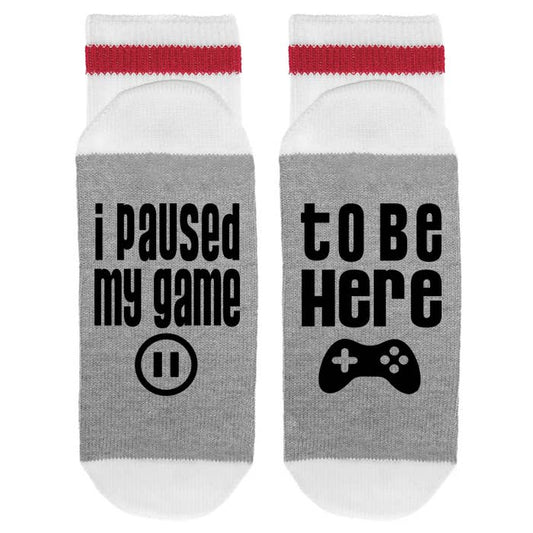 Sock Dirty to Me - MENS - I Paused My Game To Be Here