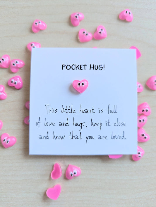 Uplifted Ink - Pocket Hug Mini Card - Handmade Keepsake with Personal Note