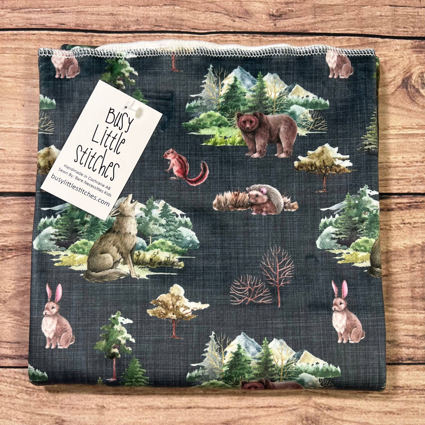 Busy Little Stitches - Wild Forest Toddler Blanket