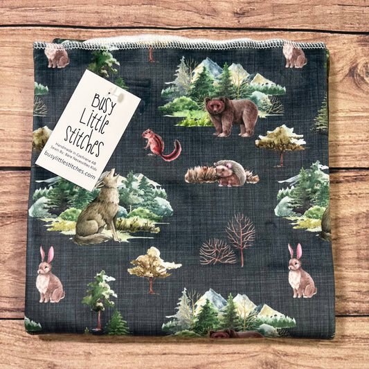 Busy Little Stitches - Wild Forest Toddler Blanket
