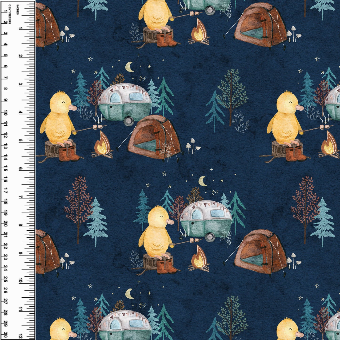 Busy Little Stitches - Duck Boots Camping Toddler Blanket