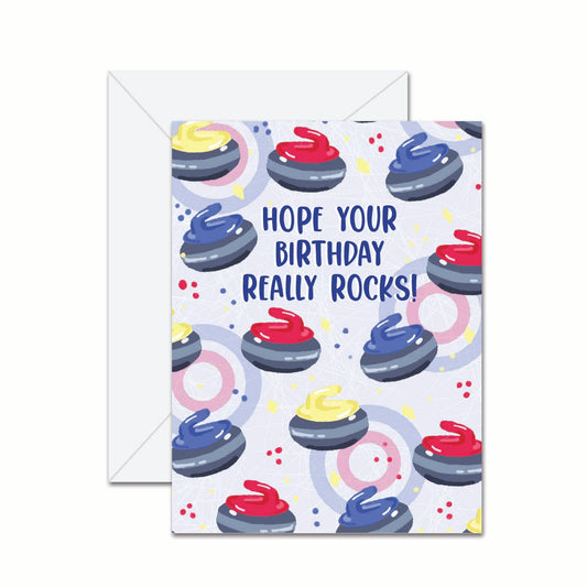 Jaybee Design - Hope Your Birthday Really Rocks! - Greeting Card