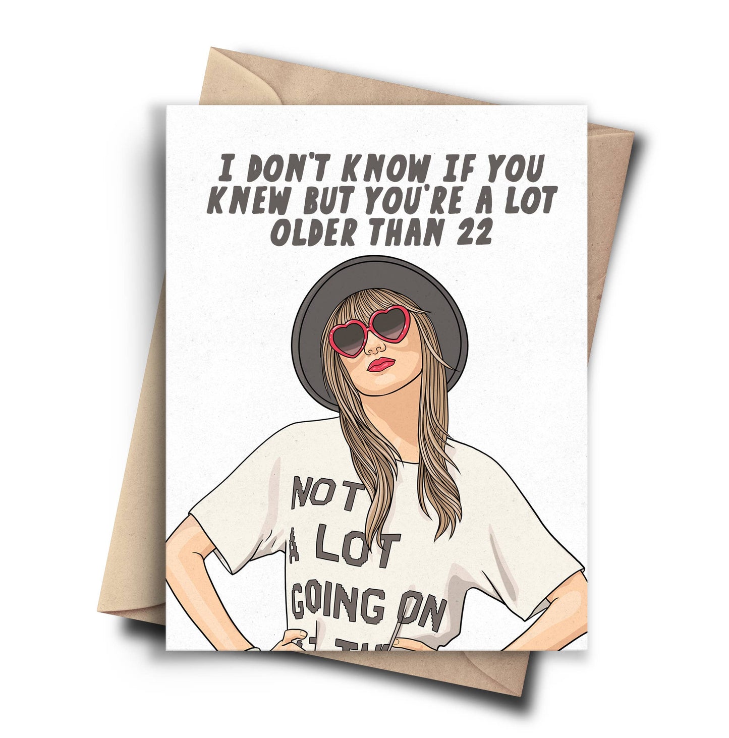 Pop Cult Paper - Taylor Swift Funny Birthday Card Sarcastic Pop Culture Card