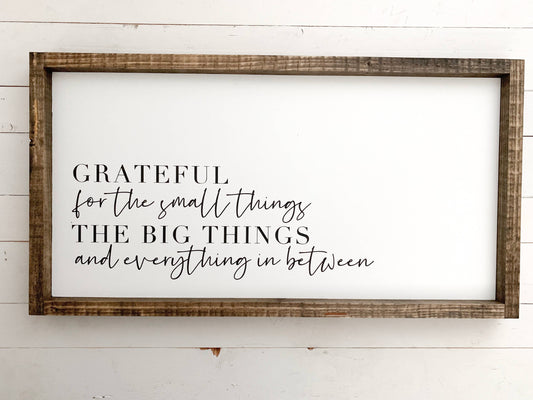 Ashwood Designs - Grateful for the small things: Dark Walnut