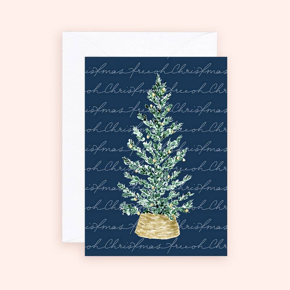Almeida Illustrations - Mini Card - Oh Christmas Tree Enclosure Card