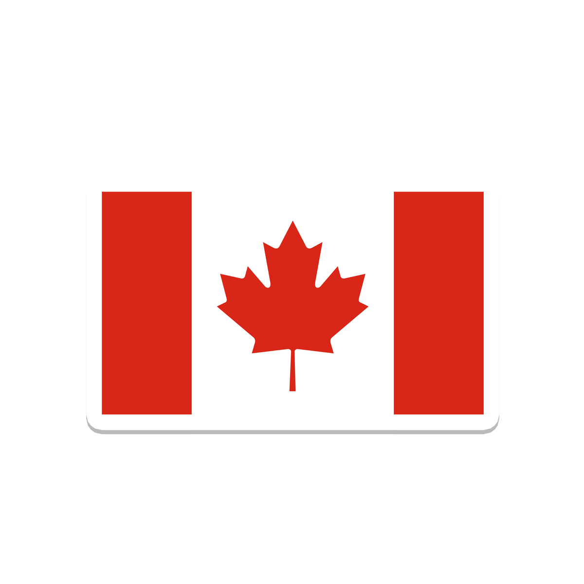 SlapPolitics Stickers (ALL US IMPORT DUTIES COVERED) - Canadian Flag | Politics | Waterproof Bumper Sticker
: 3.5"