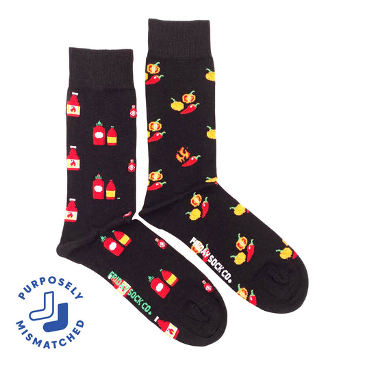 Friday Sock Co. - Men's Hot Sauce Socks: Men's 7 - 12