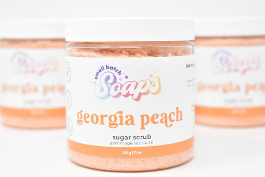 Small Batch Soaps - Georgia Peach Sugar Scrub