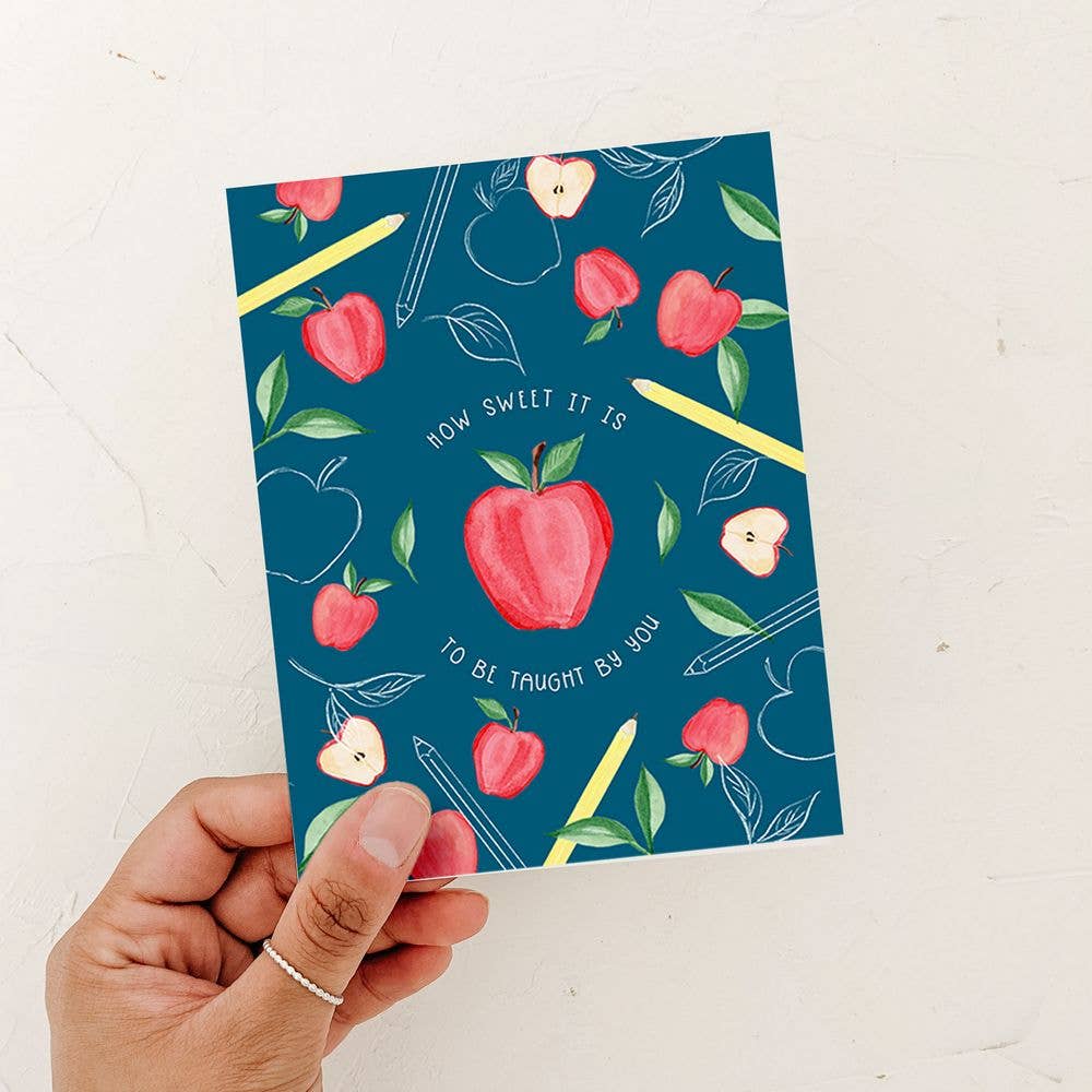 Almeida Illustrations - Teacher Appreciation Card: White