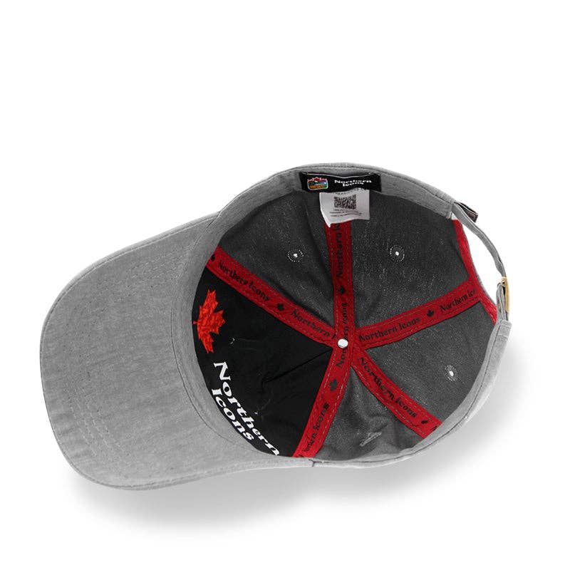 Northern Icons Canada - Canada Multi Patches washed canvas Cap: Red