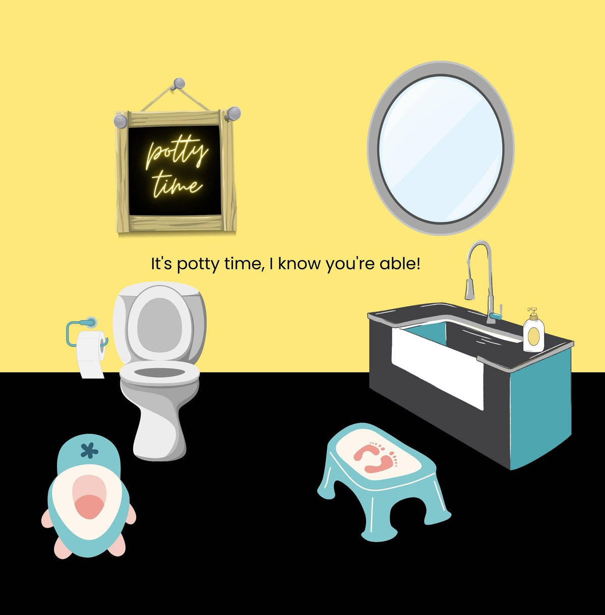 Doodle Paw Press - Goodbye Diapers- A potty training prep book for kids.
