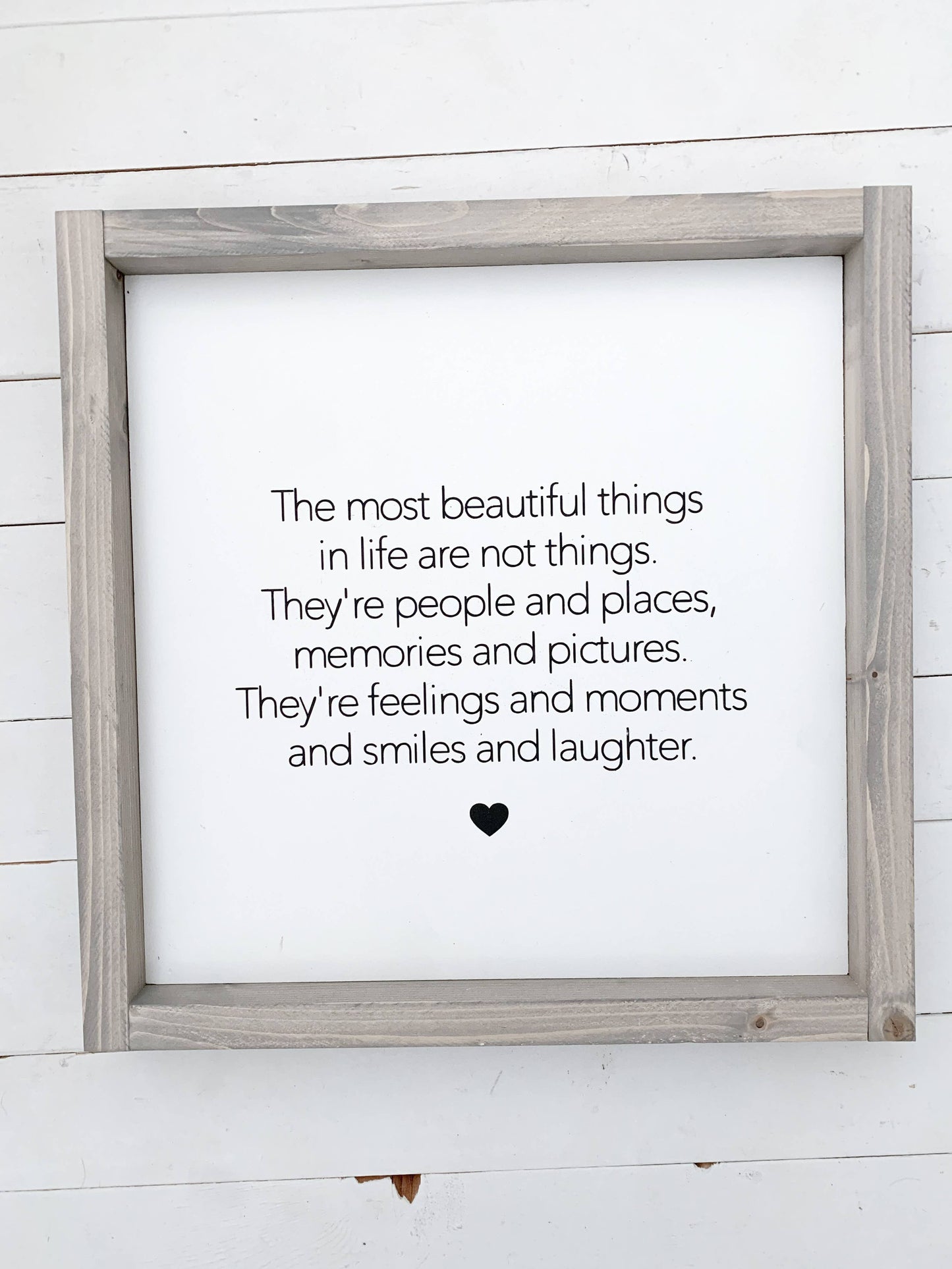Ashwood Designs - The best things in life are not things: Dark Walnut