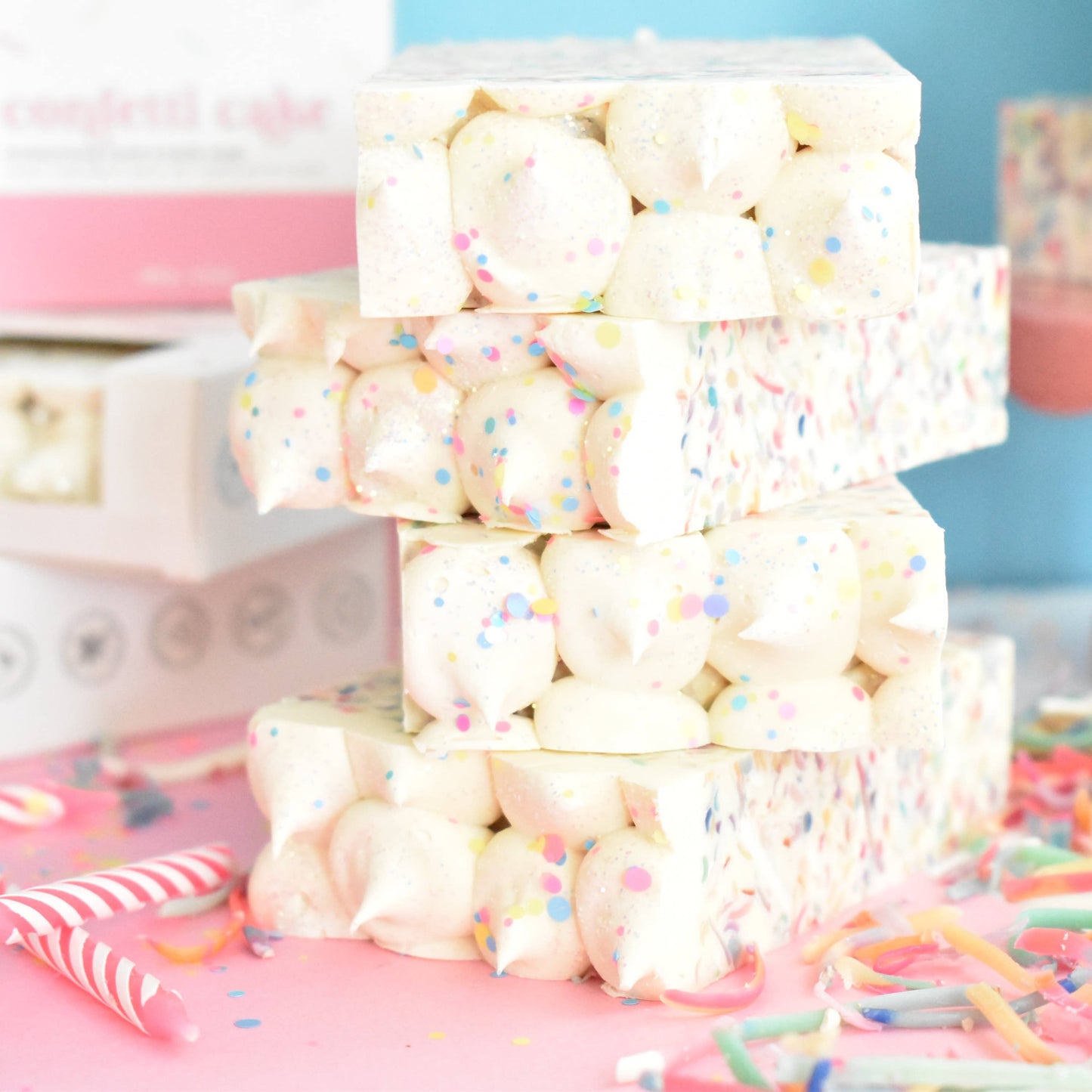 Small Batch Soaps - Confetti Cake Bar Soap
