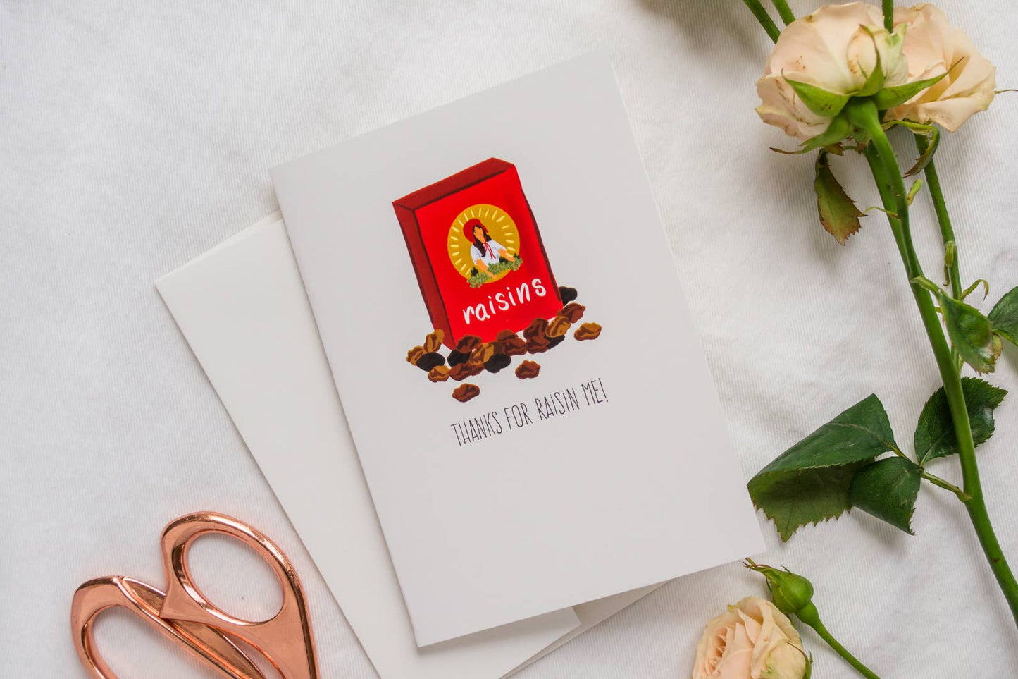 Jaybee Design - Thanks For Raisin Me - Greeting Card