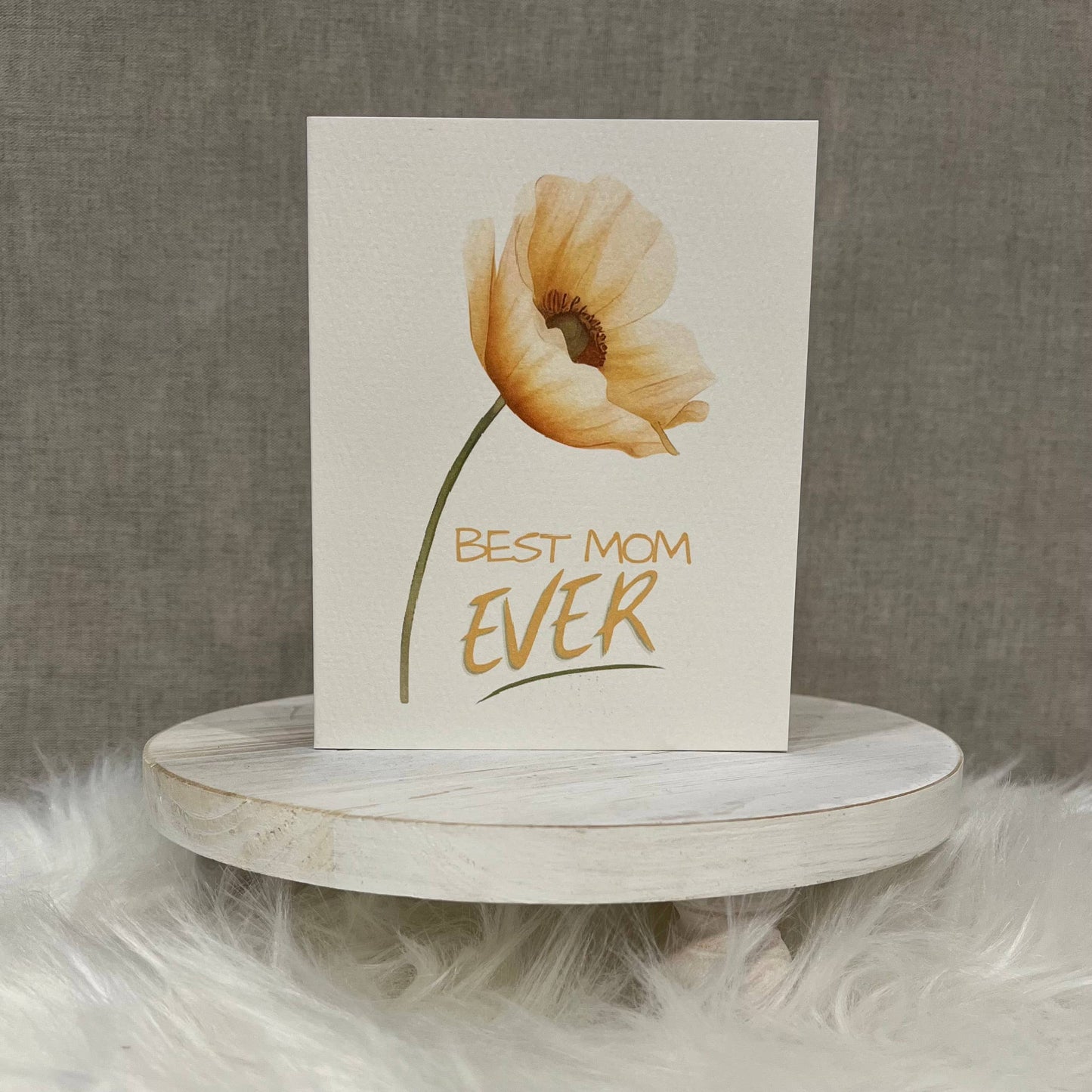 Paper Kuts - Mother's Day Best Mom Ever Card - Includes Kraft Envelope: Square