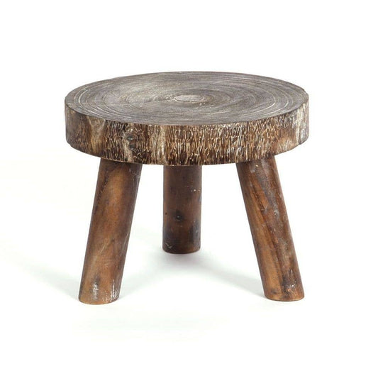 Simply Gifted - ROUND WOOD STOOL RISER