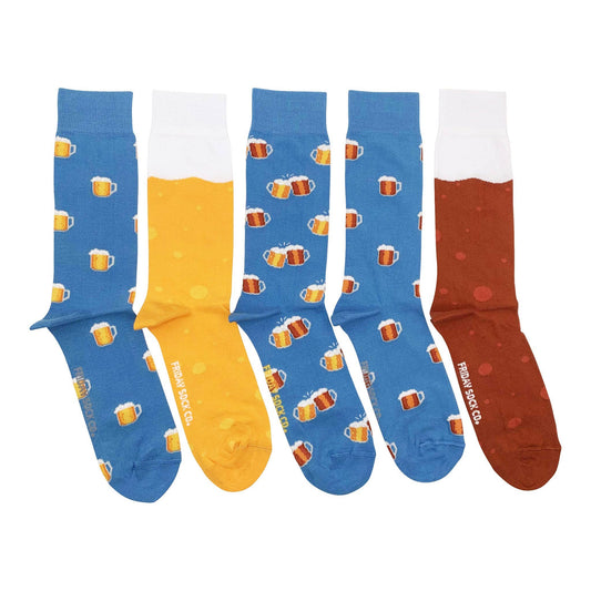 Friday Sock Co. - Men's Beer Lost Sock Laundry Box™: Men's 7 - 12