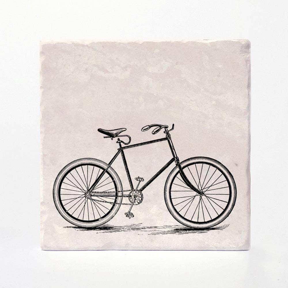 Versatile Coasters Canada - Old Timey Bicycle Coasters: 4"x4"