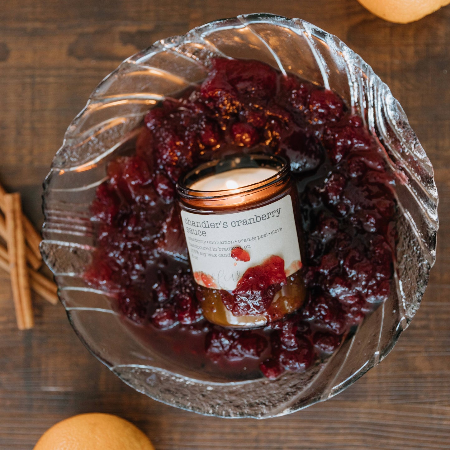onefive1 - Chandler's cranberry sauce- soy wax candle