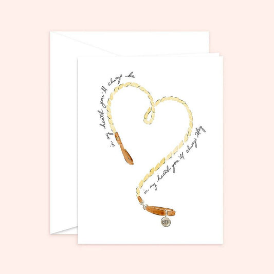 Almeida Illustrations - Rainbow Pet Loss Sympathy Card: White