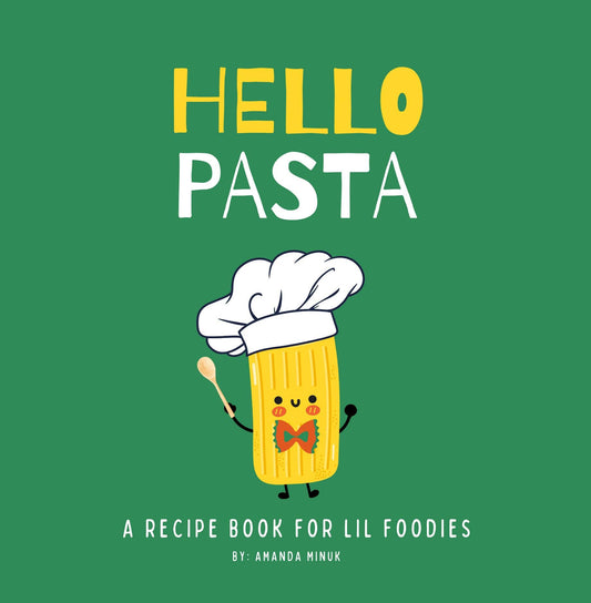 Doodle Paw Press - Hello Pasta| Baby Pasta Book| Italian Food Baby Board Book