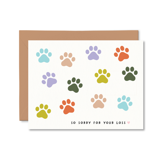 Pretty by Her - So Sorry For Your Loss Pet Sympathy Card