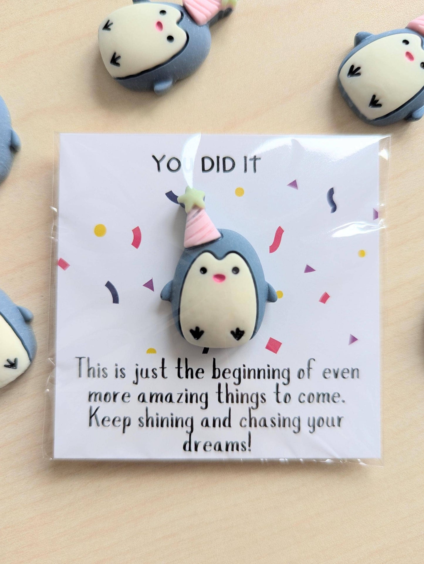 Uplifted Ink - Mini Congratulations Card for Encouragement & Graduation : Dinosaur