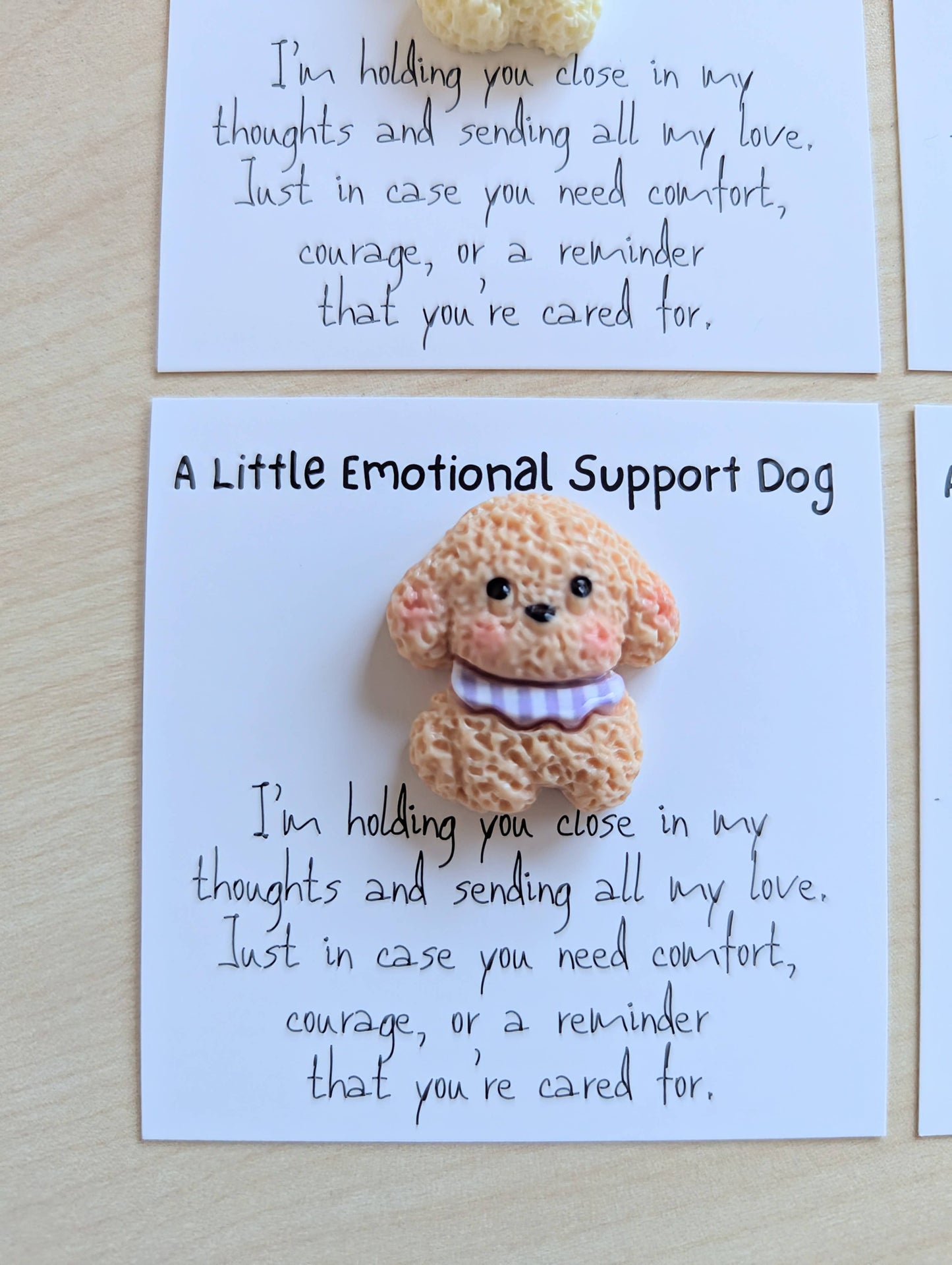 Uplifted Ink - Emotional Support Dog Card Sympathy, Encouragement & Thinkin