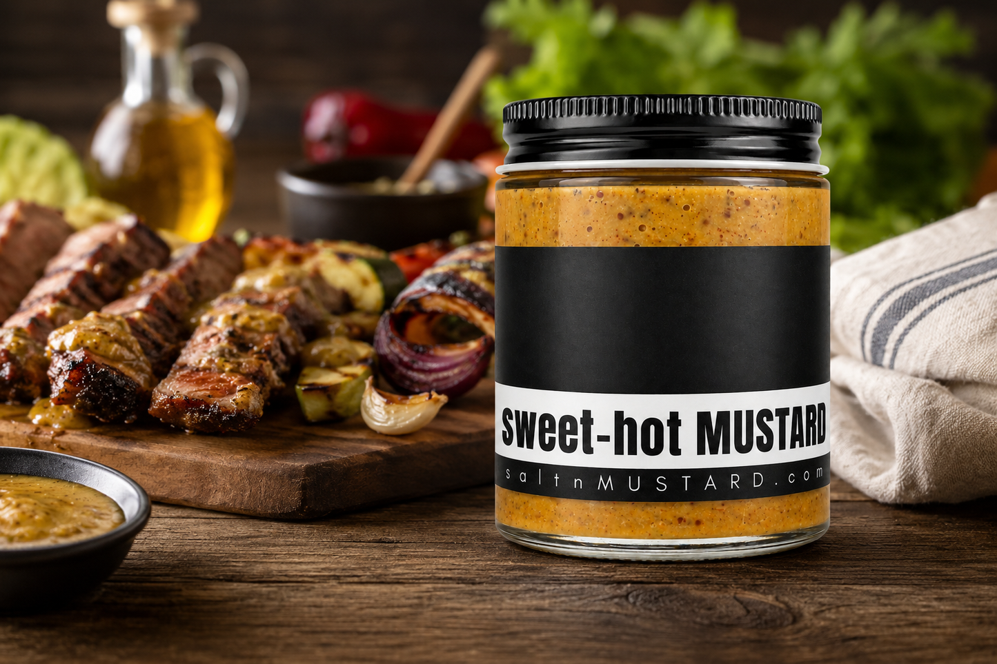 salt + MUSTARD - Sweet-hot MUSTARD