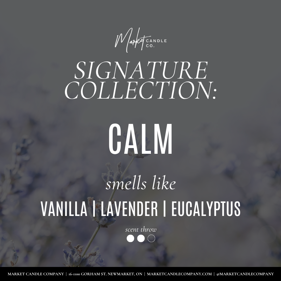 Market Candle Company - CALM DIFFUSER REEDS: STANDARD LABEL
