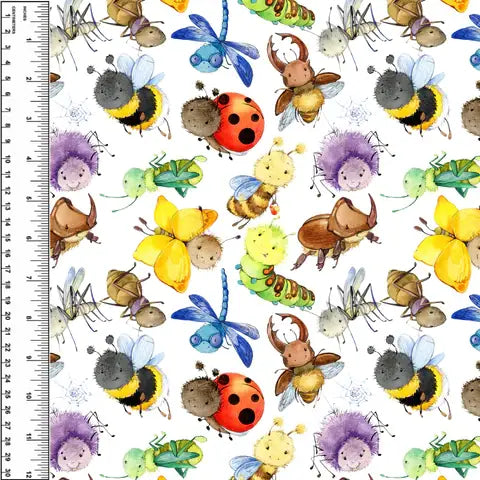 Busy Little Stitches - Bugs Toddler Blanket
