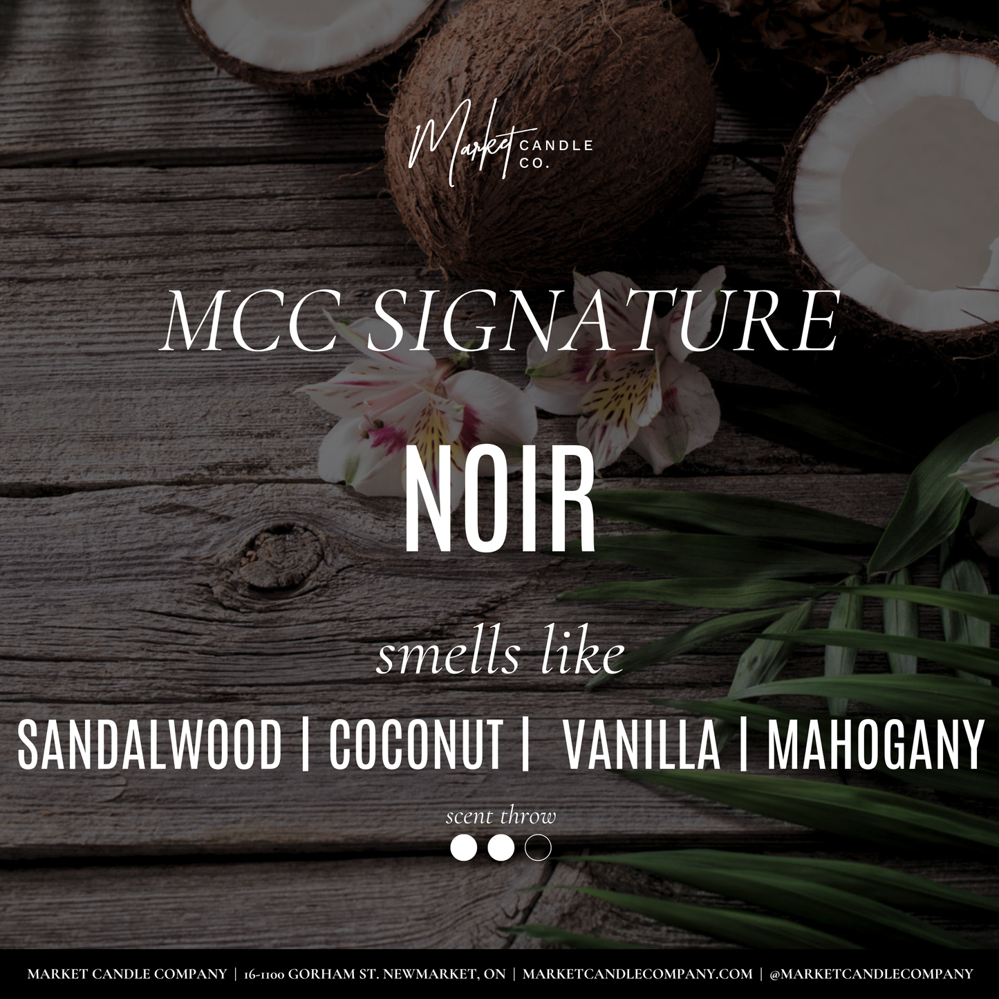 Market Candle Company - NOIR DIFFUSER REEDS