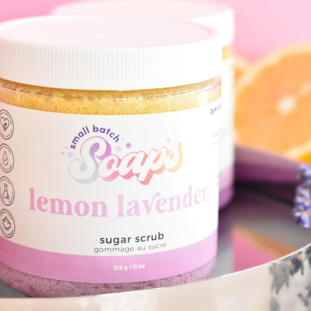 Small Batch Soaps - Lemon Lavender Sugar Scrub