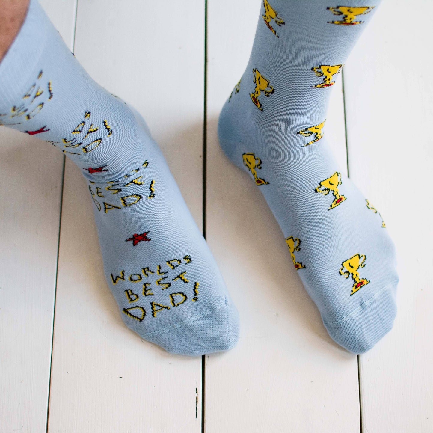 Friday Sock Co. - Men's Worlds Best Dad Socks: Men's 7 - 12